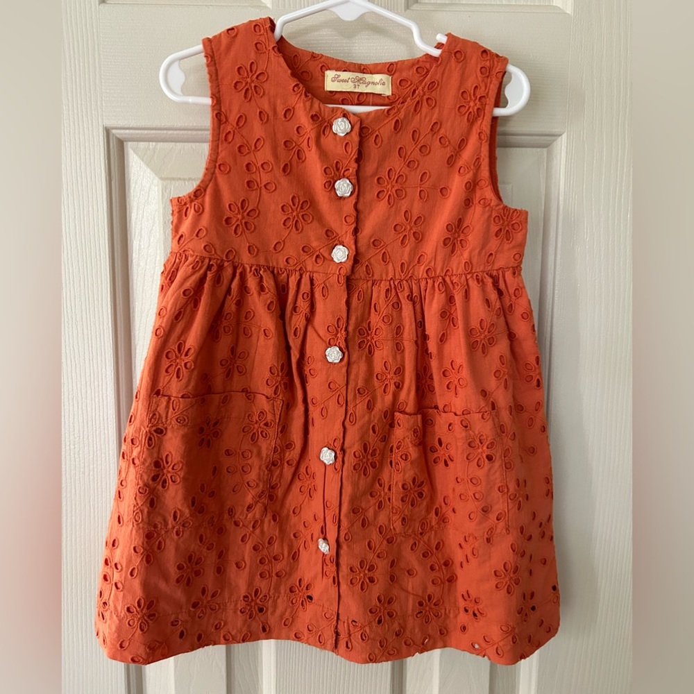 NWT coral toddler dress